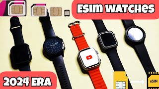 New 😲 2024 Esim Smartwatches  best under budget  UPCOMING ERA [upl. by Jarrow]