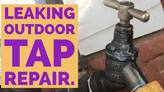 Leaking Garden  Outdoor Tap Repair [upl. by Siednarb]