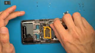 samsung a80 screen replacement and disassembly original display [upl. by Noakes957]