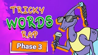 The Tricky Words Song  Phase 3 Phonics Part 1  Twinkl Kids Tv [upl. by Ademla604]