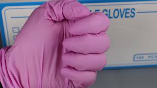 Pink Nitrile Glove [upl. by Ameehsat]