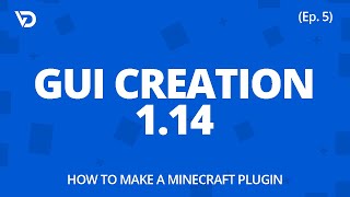 How to Make a Minecraft Plugin  114 GUI Creation Ep5 [upl. by Neros84]