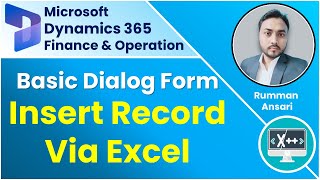 Basic Dialog Form and Insert Records via Excel File [upl. by Mayrim]