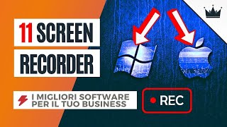 11 programmi per REGISTRARE lo SCHERMO GRATIS su PC Mac e iPhone con AUDIO e WEBCAM ma SENZA LAG [upl. by Dex]