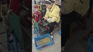 Copper ring hand jewelry winding process Good tools and machinery can increase work efficiency [upl. by Arlan]