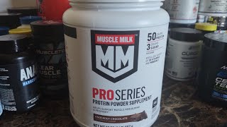 Muscle milk pro series protein supplement [upl. by Dnalevets193]