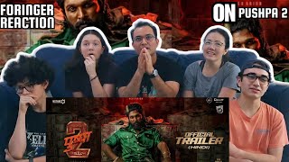 Foreigner Reaction On Pushpa 2 The Rule Trailer  Allu Arjun  Sukumar  Rashmika Mandanna  DSP [upl. by Bamby216]