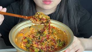 간단하게 육회 비빔밥 한그릇 먹방 Korean style raw beef Bibimbap ASMR MUKBANG [upl. by Laktasic]