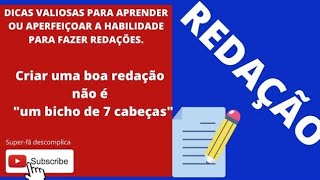 Redação Como fazer excelentes redaçõesenem concursospublicos [upl. by Akoyin]