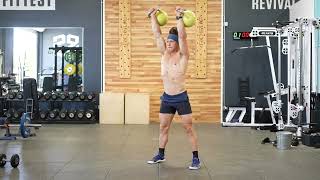 Kettlebell Devils Press [upl. by Nolyarb]