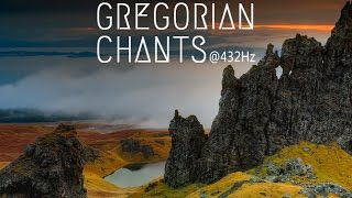 Gregorian Chants at 432Hz  3 Hours of Healing Music [upl. by Trahern845]