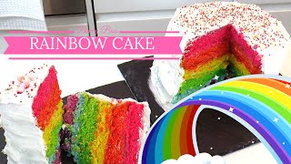 Rainbow CakeTorta Arcobaleno  Bimby TM6 TM5 TM31  Thermomix [upl. by Mosier]