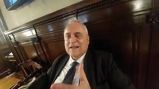 Il ballottaggio di Campobasso intervista al senatore Claudio Lotito [upl. by Anirrak643]