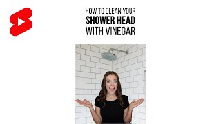 How to Clean Shower Head with Vinegar [upl. by Terese421]