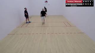 Mens Open Doubles 16s ForstnerWiseman vs HarripersadShanks  2024 Canadian National Championshi [upl. by Karina]