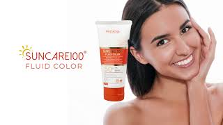 Suncare 100 Fluid Color  Descubre el color en tu piel [upl. by Nallid355]