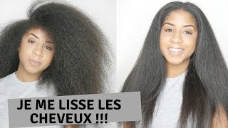 COMMENT LISSER PARFAITEMENT SES CHEVEUX BOUCLESFRISES OU CREPUS [upl. by Uolymme]