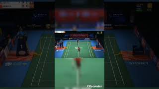 Backhand Smash  LEE ZII JIA leeziijiabackhandsmash badmintonbadmintonhighlights [upl. by Beora]