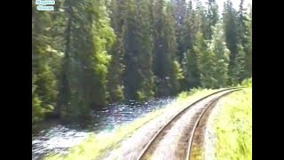 Sweden JÖNKÖPING  VAGGERYD 2001 View from the Train Drivers Cab [upl. by Gilpin623]