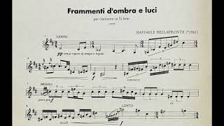 Bellafronte Frammenti d’ombra e luci  Corrado Giuffredi clarinet [upl. by Anomer109]