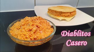 DIABLITOS CASERO  Jamón endiablado  Receta en 5 minutos👩🏽‍🍳❤ [upl. by Eardnaed]