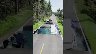 Cars vs Water pit  BeamNGDrive [upl. by Odlopoel]