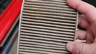 Jeep JLJT cabin air filter change [upl. by Akerley204]