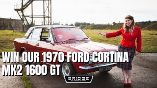 Enter to win our 1970 Ford Cortina MK2 1600 GT Competition [upl. by Aidni]