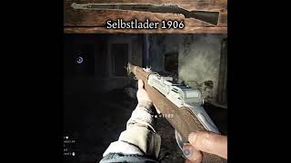 History of the Selbstlader 1906  Battlefield1 History [upl. by Noivax]