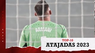 🔝 Las mejores atajadas de River en 2023 🧤 ARMANI  CENTURIÓN  ESPONDA [upl. by Nnel565]