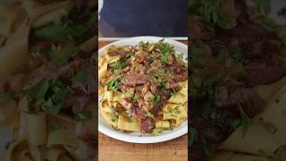 Steak Marsala Pasta [upl. by Leaj]