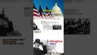 Who is woodrow wilson  US president and his Achievements [upl. by Photima]