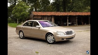 MercedesBenz W220 S600 Lang  36000km Orig Paint 2001 Travertin Beige  Oldenzaal Classics [upl. by Ayenat]