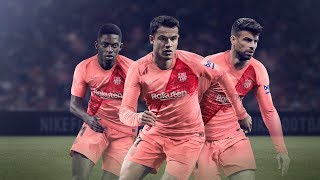 FC Barcelona new third kit 20182019 [upl. by Haimaj893]