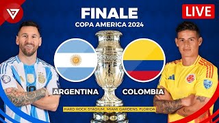 Argentina vs colombia final 2024 Copa America ful match [upl. by Anadal]