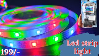 RGB Led Strip Light Unboxing amp Review I With Remote 2022 I [upl. by Viridissa]