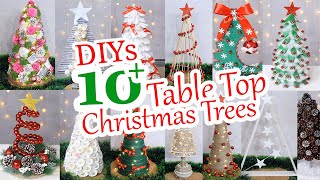 10 Simple DIY Tabletop Christmas Tree Decorating Ideas at Home 2024 [upl. by Nahtaneoj642]