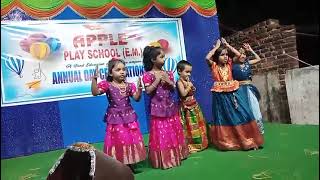 Annual day celebrations in Apple Play School kazipet 2024 [upl. by Etyam]