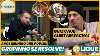 A Fazenda  Zé conversa com Babi e Fernanda e se resolvem Cauê e Gui alertam Sacha  Ao Vivo [upl. by Haerr]