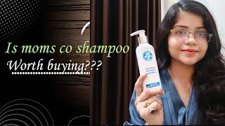 The Moms Co Natural Protein Shampoo REVIEW  is it worth buying Flaunt Your Beauty [upl. by Aienahs510]