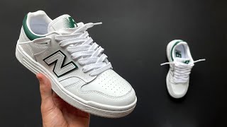 HOW TO LACE NEW BALANCE 480 — Easy Loose Lace Tutorial [upl. by Felix809]