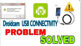 How to fix droid cam error  no device detected [upl. by Rushing220]