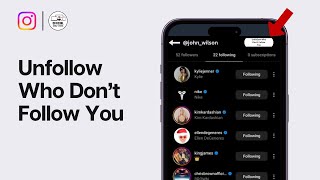 How To Unfollow People Who Dont Follow You Back on Instagram 2024 [upl. by Modestine]