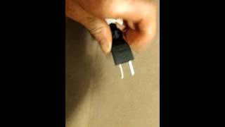 HOW TO KEEP A PLUG FROM FALLING OUT OF AN OUTLET EASY TRICK [upl. by Maynard]