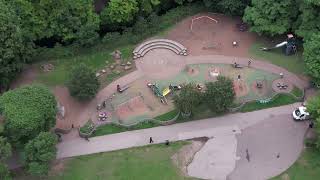 Beautiful Drone footage above endcliffe park Sheffield [upl. by Sheena]