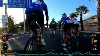 Cape Town Cycle Tourwind wind and lotsa wind GoPro Hero 6 [upl. by Engvall]