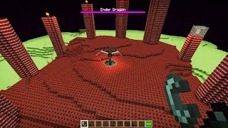 Ender Dragon vs TNT [upl. by Neeruam]