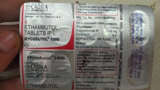 Mycobutol Tablet Uses amp Side Effects  Ethambutol Tablet All Details [upl. by Fassold]