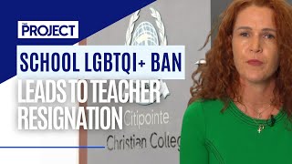 Teacher Speaks Out After Resigning From QLD School Over AntiLGBTQ Contract [upl. by Viglione935]