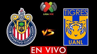 GUADALAJARA VS TIGRES EN VIVO  LIGA BBVA MX APERTURA 2023  HORARIO Y DONDE VER EN VIVO [upl. by Montanez258]